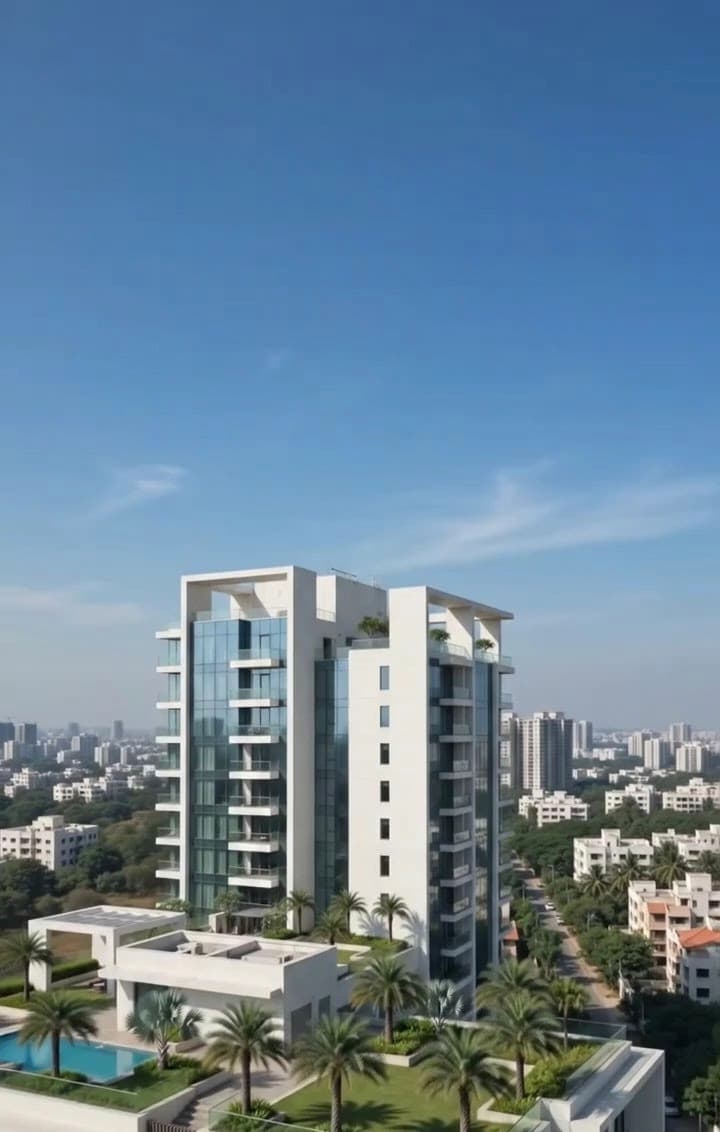 Luxury residential towers in Bangalore
